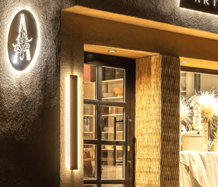 Interior and exterior design of Amavi Artisan Flowers by Ileri Architecture